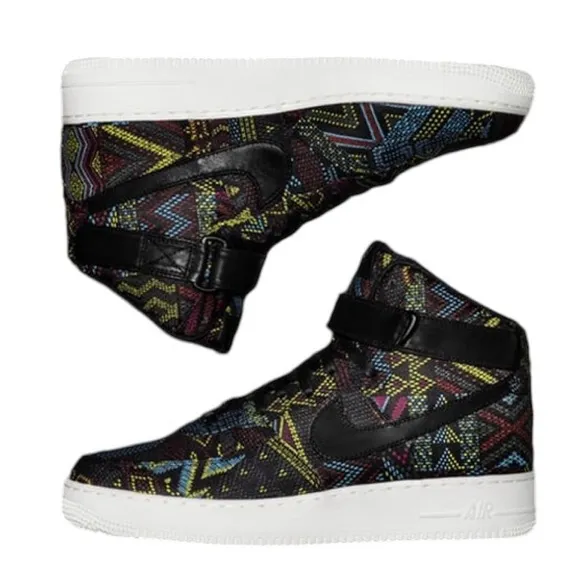 Nike Air Force 1 High Black History Month 2016 Multi Print High Tops 15