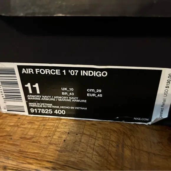 Nike, Air Force, 1 Indigo