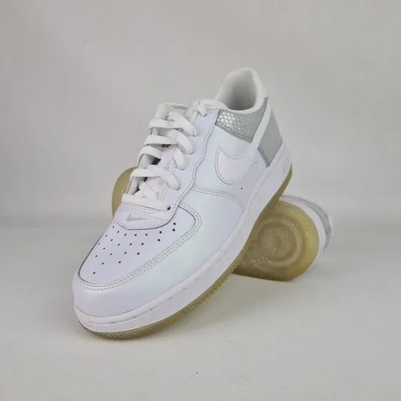 Nike Air Force 1 LE LITTLE KIDS White Sneakers Leather SZ 3Y