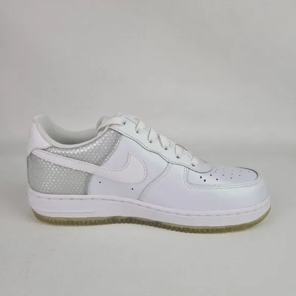 Nike Air Force 1 LE LITTLE KIDS White Sneakers Leather SZ 3Y