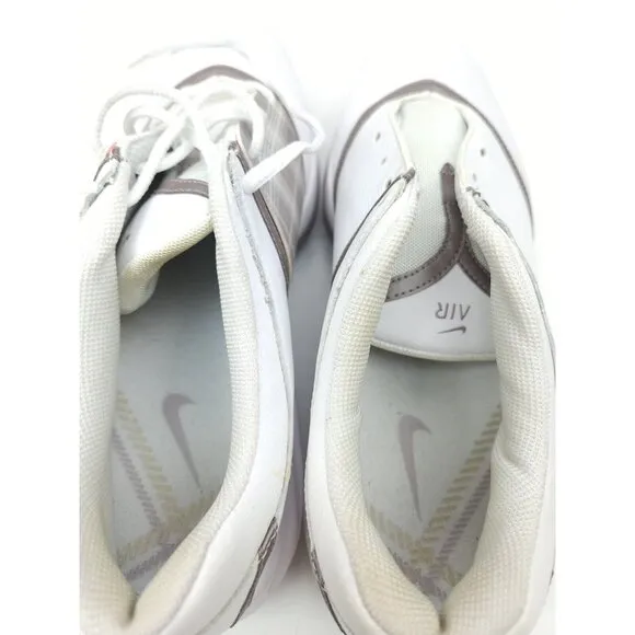 Nike Air Interchangeable White Leather Golf Shoes Women's 549576-102 Size 10
