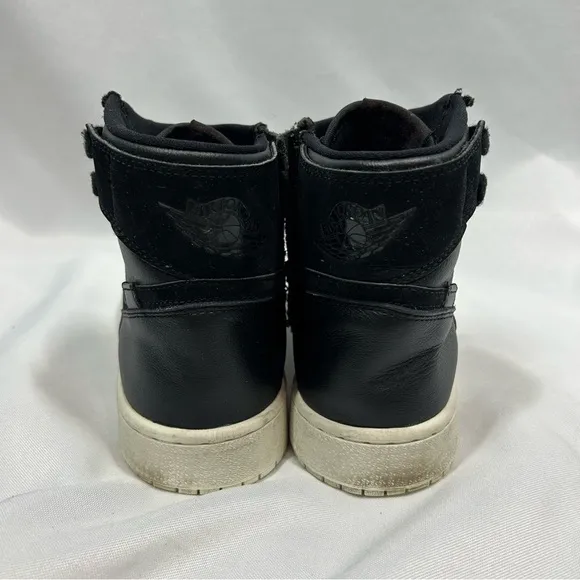 Nike Air Jordan 1 Rebel XX Women’s Black Sail Hi Top Leather Sneakers Size 8