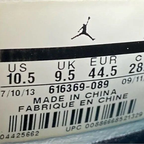 Nike Air Jordan 1 Retro 95 Txt 'Gamma' mens Sneaker Shoes size 10.5