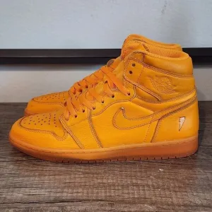 Nike Air Jordan 1 Retro Hi OG Men's Athletic Shoes Size 10.5 Orange Peel w/ Box
