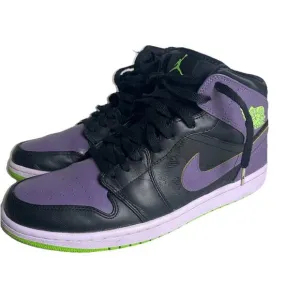 Nike Air Jordan 1 Retro Joker Black Purple Green Size 11 Sneakers 136065-021