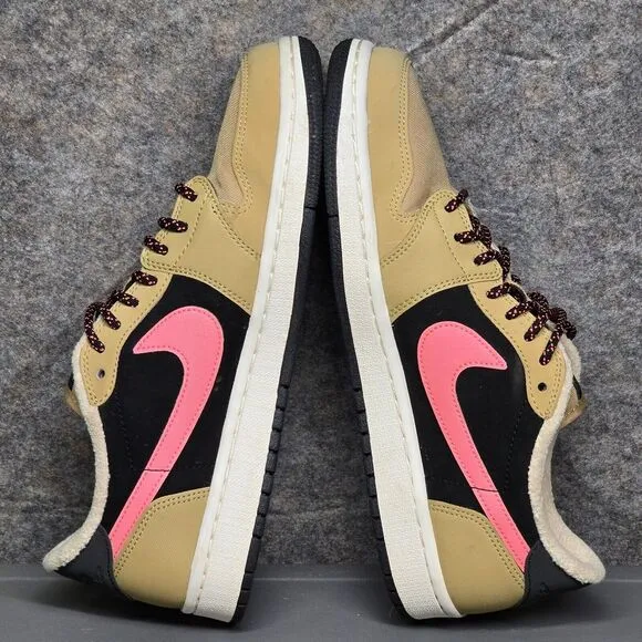 Nike‎ Air Jordan 1 Retro Women's Sneaker 9 Low Utility Pack Fleece Beige