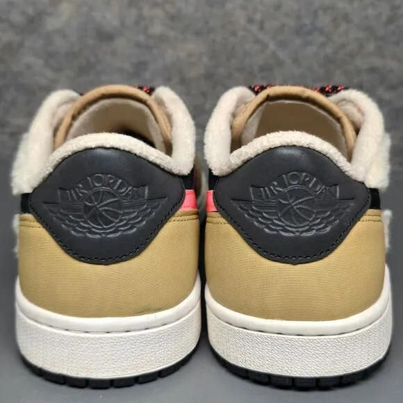 Nike‎ Air Jordan 1 Retro Women's Sneaker 9 Low Utility Pack Fleece Beige