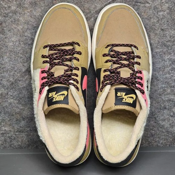 Nike‎ Air Jordan 1 Retro Women's Sneaker 9 Low Utility Pack Fleece Beige