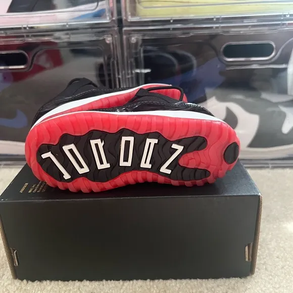 Nike Air Jordan 11 Low Retro “Bred” 2025 FV5120-006 Toddler Size 8C