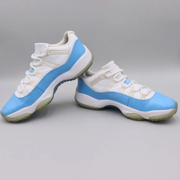 Nike Air Jordan 11 Retro Low 2017 UNC University Blue Mens Size 9.5 528895-106
