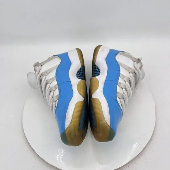 Nike Air Jordan 11 Retro Low Men Size 8 528895-106 University Blue White Shoes