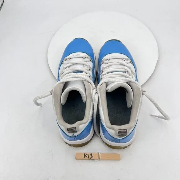 Nike Air Jordan 11 Retro Low Men Size 8 528895-106 University Blue White Shoes