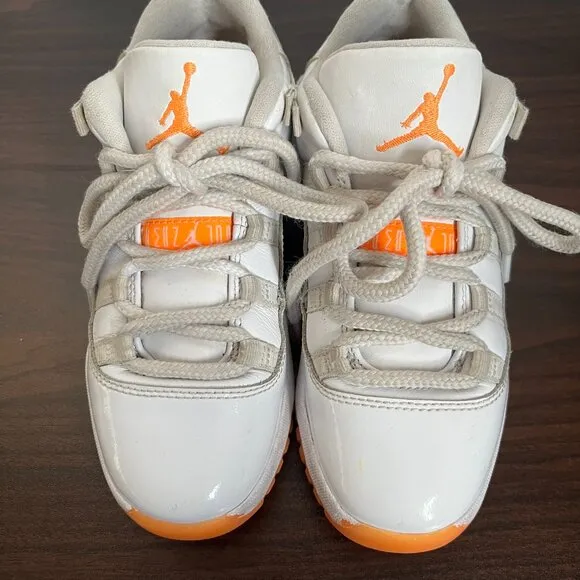 Nike Air Jordan 11 Retro Low PS Shoes 'Bright Citrus' DJ4328-139 Youth Size 2Y