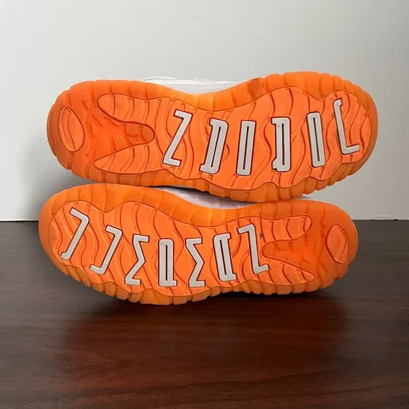 Nike Air Jordan 11 Retro Low PS Shoes 'Bright Citrus' DJ4328-139 Youth Size 2Y
