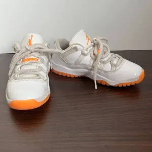 Nike Air Jordan 11 Retro Low PS Shoes 'Bright Citrus' DJ4328-139 Youth Size 2Y