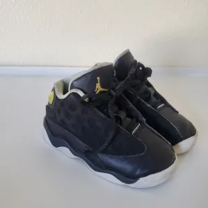 Nike Air Jordan 13 Retro Playoffs Lifestyle Shoes Toddler Black 8C