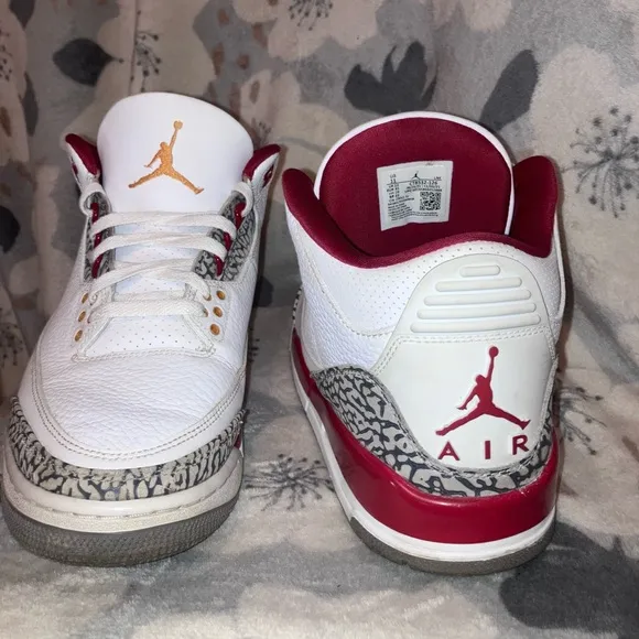Nike Air Jordan 3 Retro Cardinal Red Men’s size 11