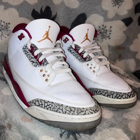 Nike Air Jordan 3 Retro Cardinal Red Men’s size 11