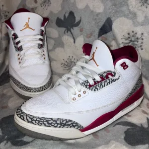 Nike Air Jordan 3 Retro Cardinal Red Men’s size 11