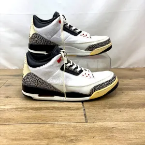 Nike Air Jordan 3 Retro Infrared 23 Blk/Wht/-Mens Shoes Size 14 136064 123