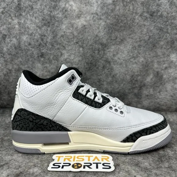 Nike Air Jordan 3 Retro Shoes GS Size 6 Womens Size 7.5 Cement Grey DM0967-106