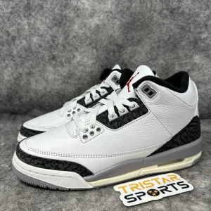 Nike Air Jordan 3 Retro Shoes GS Size 6 Womens Size 7.5 Cement Grey DM0967-106