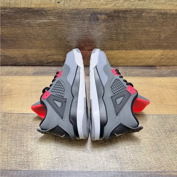 Nike Air Jordan 4 ‘Infrared’ Kids Sneakers Size 13C - BQ7729-061
