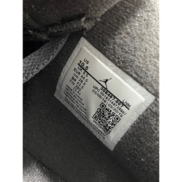 Nike Air Jordan 4 Retro “Cool Grey” 2019 308497-007 Mens Size 10.5 VNDS