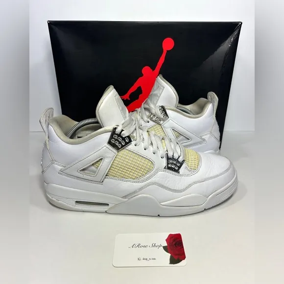 Nike Air Jordan 4 Retro ‘Pure Money’ (308497 100) Shoes Size: 13 M