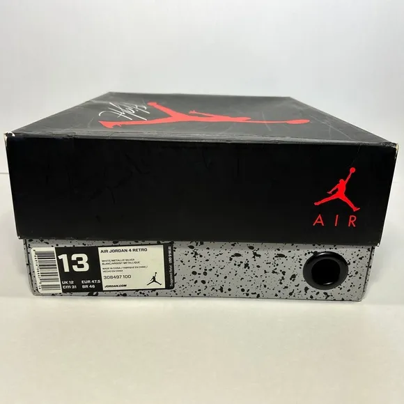 Nike Air Jordan 4 Retro ‘Pure Money’ (308497 100) Shoes Size: 13 M