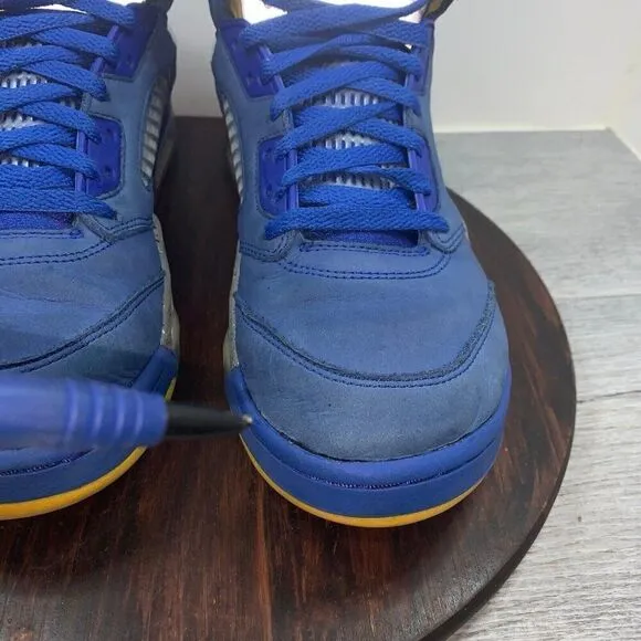 Nike Air Jordan 5 Retro Laney Basketball Shoes Mens 9.5 Sneaker CD2720-400 *FLAW