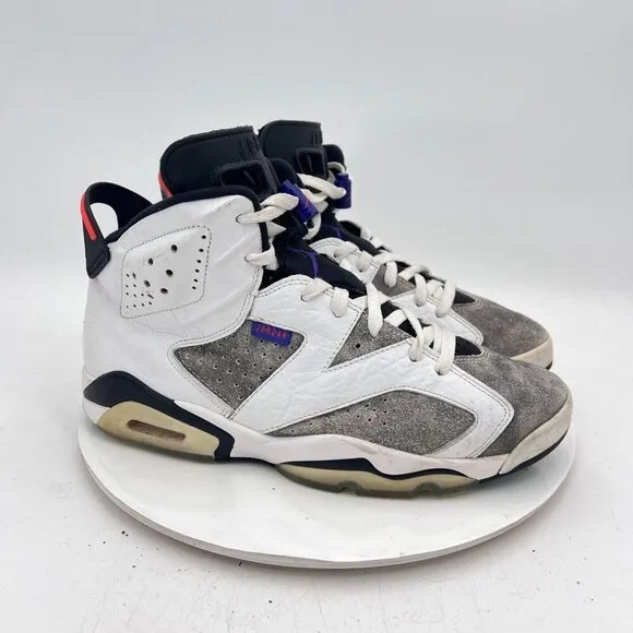 Nike Air Jordan 6 Retro Flint Nosta Men Size 10.5 CI3125-100 Flint Grey Shoes