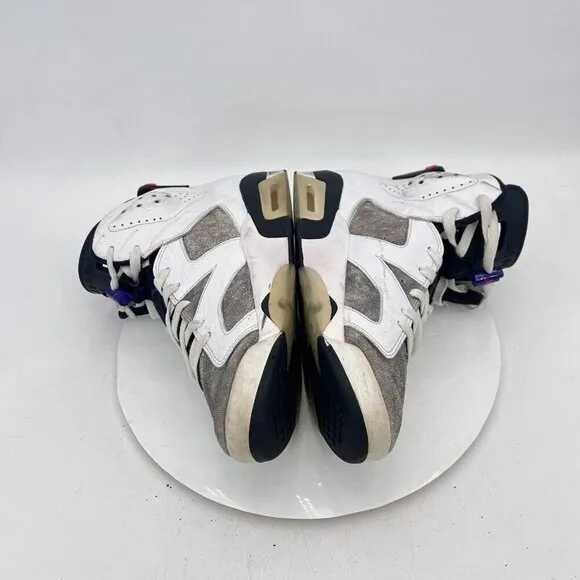 Nike Air Jordan 6 Retro Flint Nosta Men Size 10.5 CI3125-100 Flint Grey Shoes