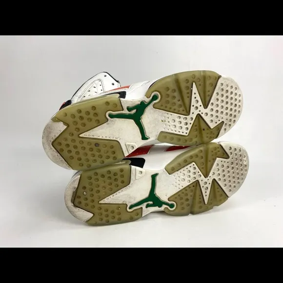 Nike Air Jordan 6 Retro Gatorade &quot;Like Mike&quot; White Shoes 384665-145 Size 5Y