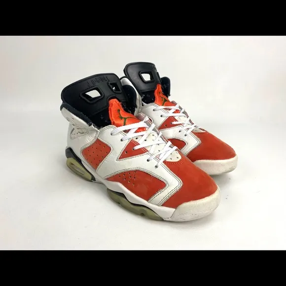 Nike Air Jordan 6 Retro Gatorade &quot;Like Mike&quot; White Shoes 384665-145 Size 5Y