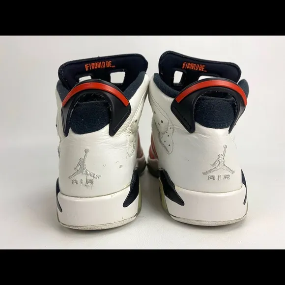 Nike Air Jordan 6 Retro Gatorade &quot;Like Mike&quot; White Shoes 384665-145 Size 5Y