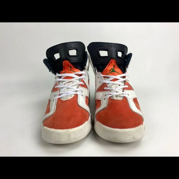 Nike Air Jordan 6 Retro Gatorade &quot;Like Mike&quot; White Shoes 384665-145 Size 5Y