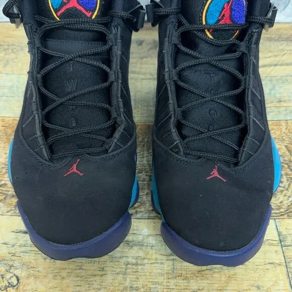 Nike Air Jordan 6 Rings 'Aqua' Black‎ Red Flint DD5077-040 Mens Size 8.5 Rare