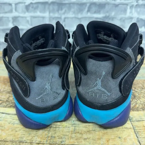 Nike Air Jordan 6 Rings 'Aqua' Black‎ Red Flint DD5077-040 Mens Size 8.5 Rare