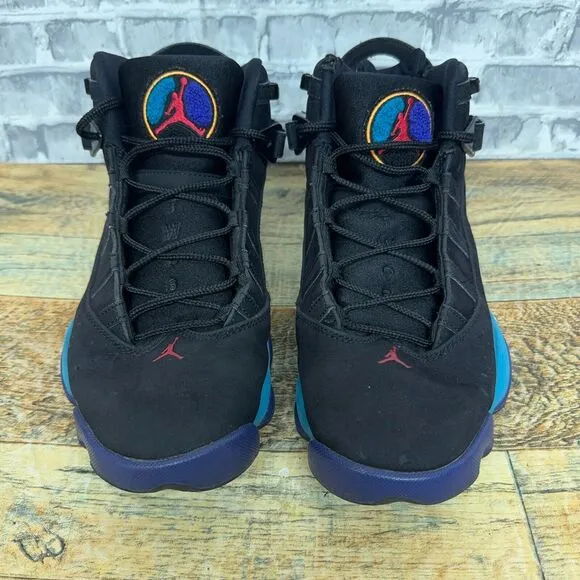Nike Air Jordan 6 Rings 'Aqua' Black‎ Red Flint DD5077-040 Mens Size 8.5 Rare