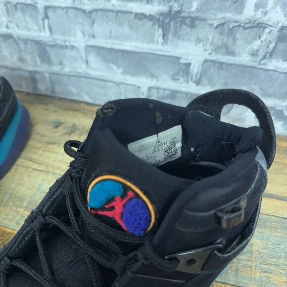 Nike Air Jordan 6 Rings 'Aqua' Black‎ Red Flint DD5077-040 Mens Size 8.5 Rare