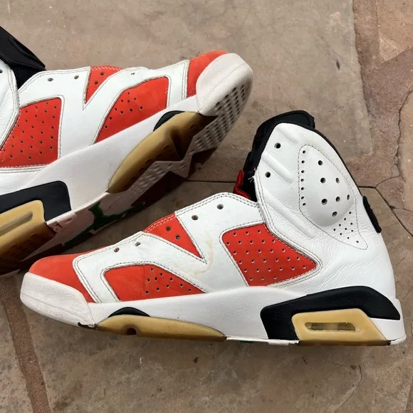 Nike Air Jordan 6 VI Retro Gatorade Size 10.5 Sneakers Shoes Orange 384664-145