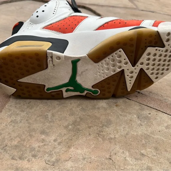 Nike Air Jordan 6 VI Retro Gatorade Size 10.5 Sneakers Shoes Orange 384664-145