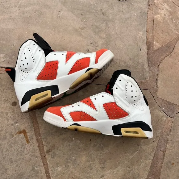 Nike Air Jordan 6 VI Retro Gatorade Size 10.5 Sneakers Shoes Orange 384664-145