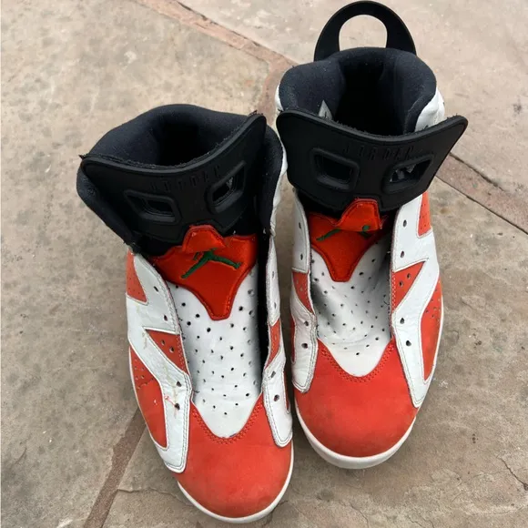 Nike Air Jordan 6 VI Retro Gatorade Size 10.5 Sneakers Shoes Orange 384664-145
