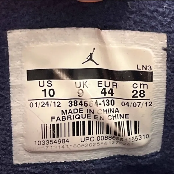 Nike Air Jordan 6 VI Retro Olympic 2012