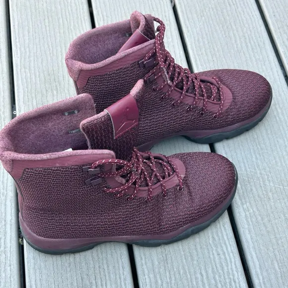 Nike Air Jordan Future Urban waterproof Boots Mens Size 9 Shoes Night Maroon