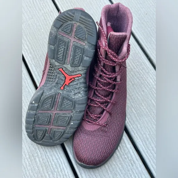 Nike Air Jordan Future Urban waterproof Boots Mens Size 9 Shoes Night Maroon