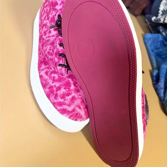 Nike Air Jordan hot pink tie-dye youth high top sneakers size 7Y