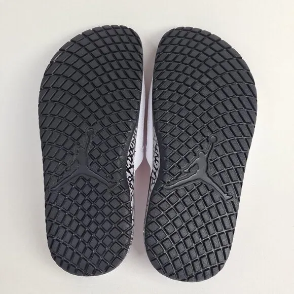 Nike Air Jordan Hydro 3 Retro Slides White University Red Mens Sandals